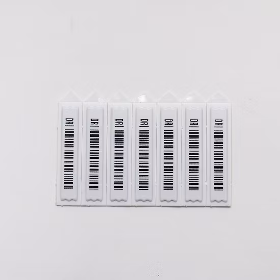 EAS Security Sticker 40*40mm RF Soft Label with 8.2MHz Frequency Blank Barcode Soft Label for Retail Store